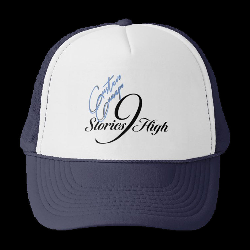 GG 9 Stories High Trucker Hat Blue